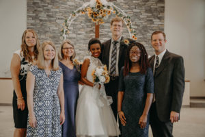 Here are our 5 kids at Colette's wedding.