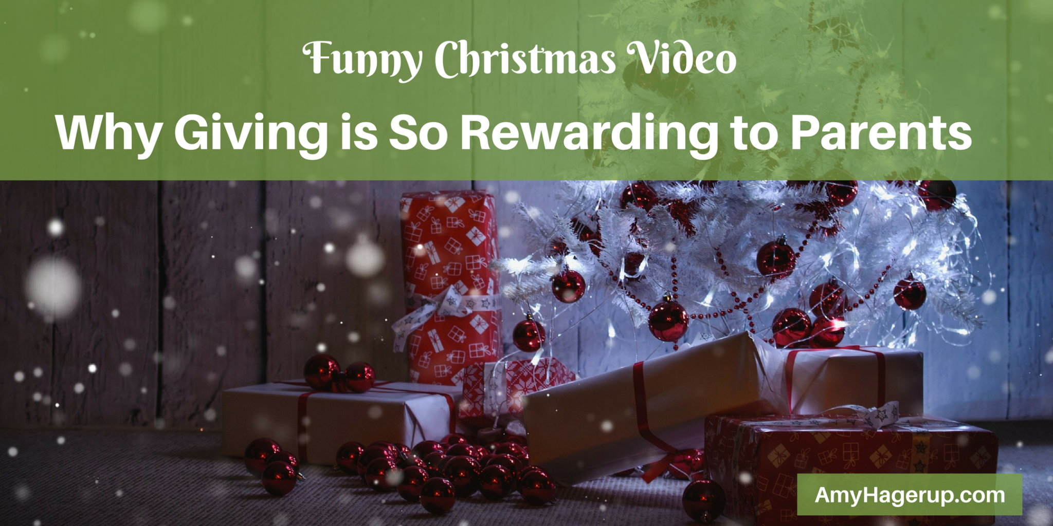 Check out this funny Christmas video and you will see why parents love to give to their children.