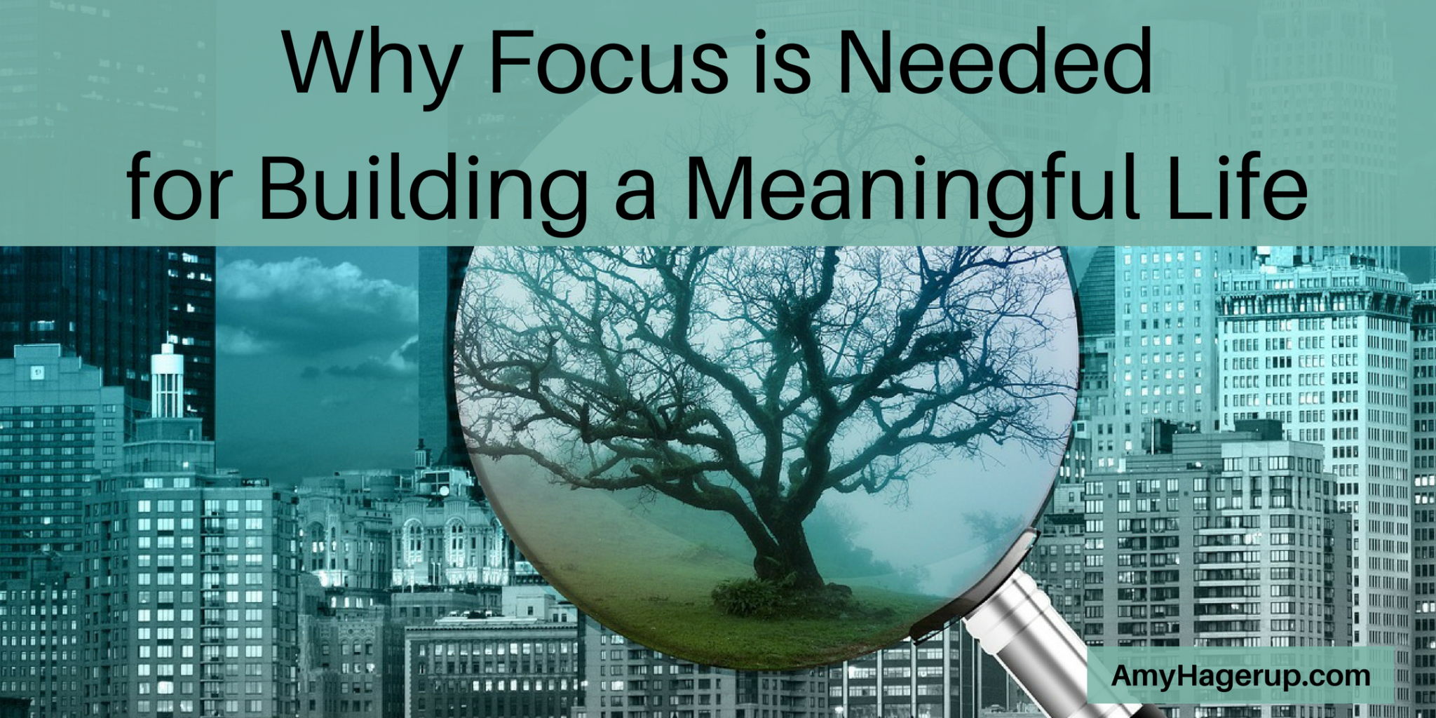 Check out why focus is needed to build a meaningful life
