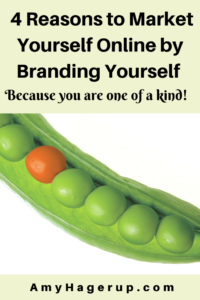 Here are 4 reasons to market yourself online by branding yourself. You are unique!