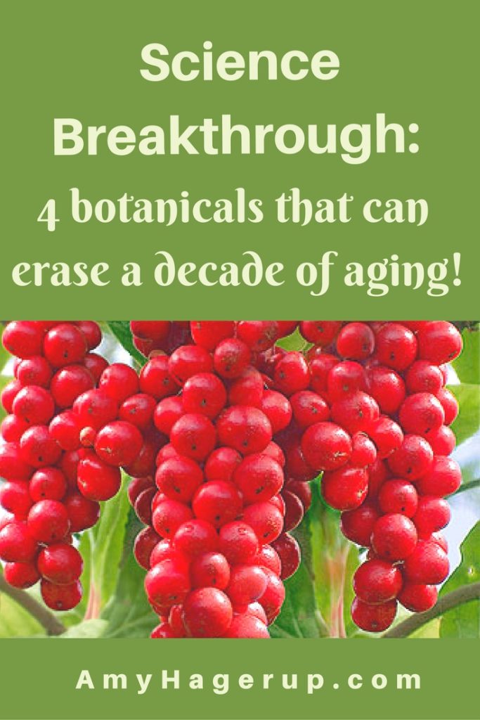 Check out how to erase a decade of aging with four botanicals.