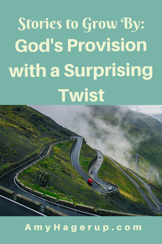 Check out this story to grow by: God's provision with a surprising twist