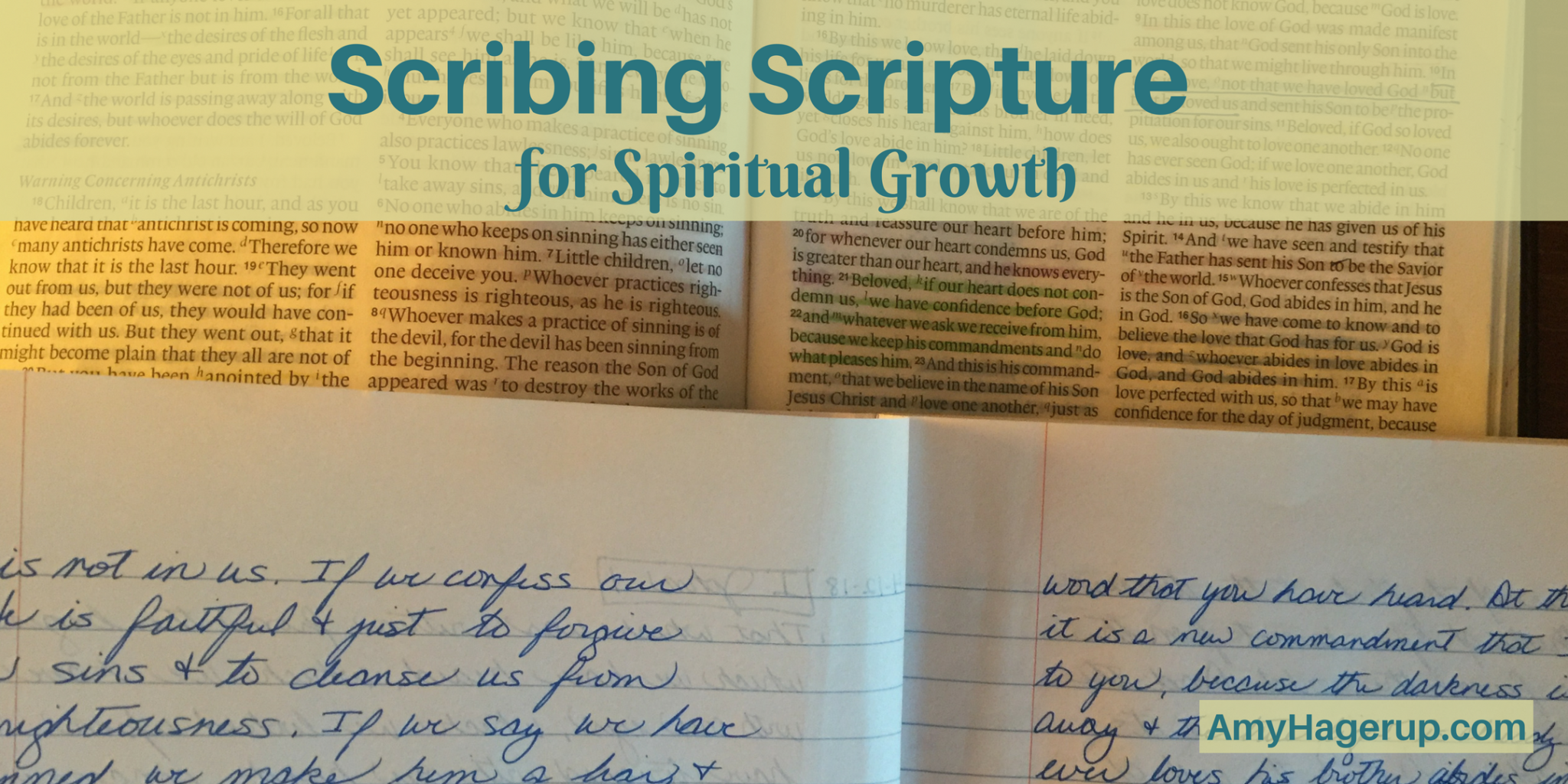 Check out scribing scriptures for spiritual growth