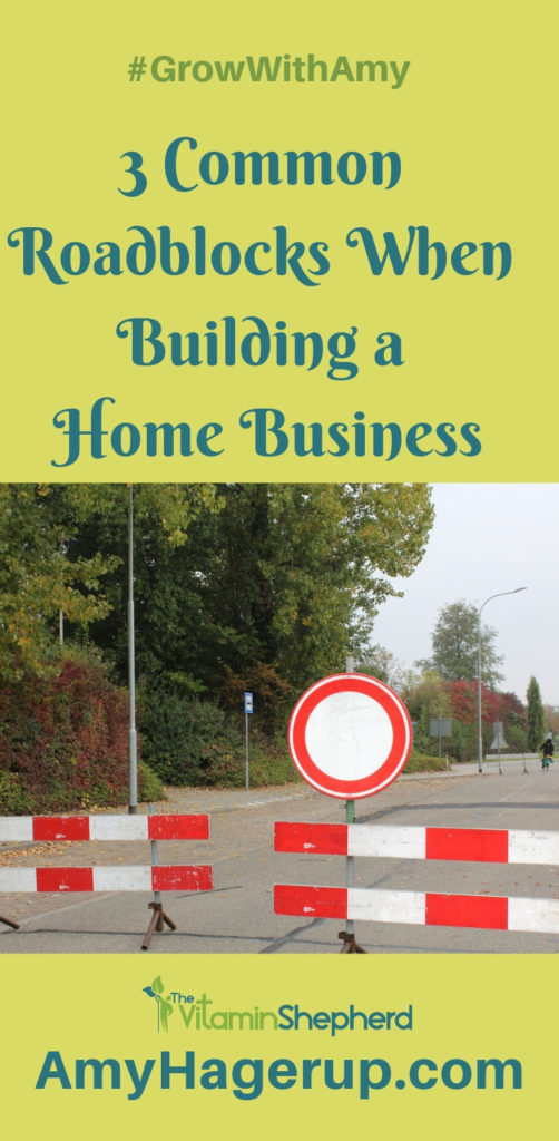 Check out 3 common roadblocks when buidling a home business.